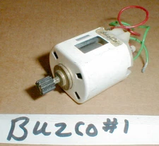 White 36D Mabuchi Motor by Buzz Cohen of BuzCo Slot Car Vintage 1960s NOS #1