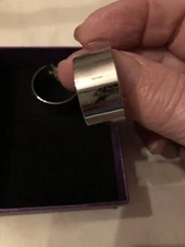 silver tone hoop earrings