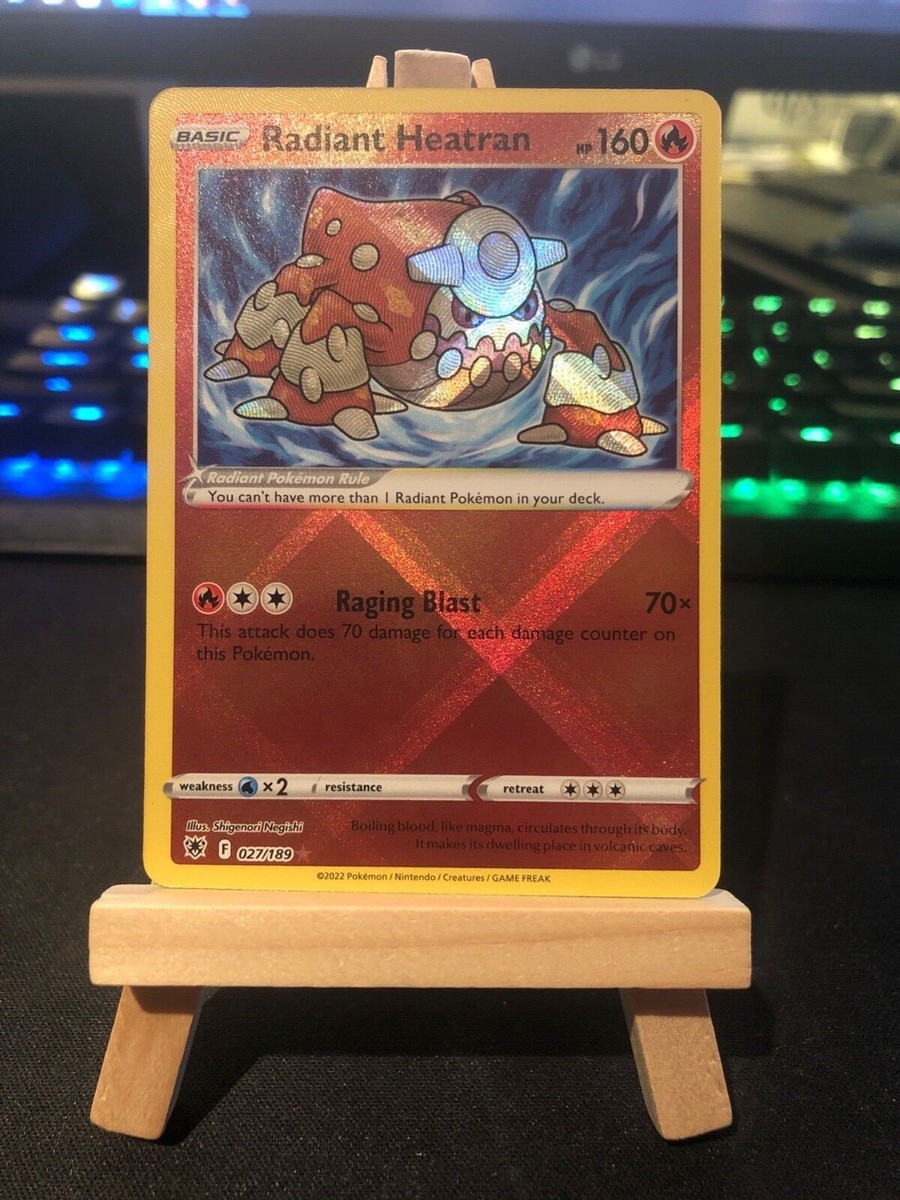 radiant heatran pokemon card price Pokemon Card - Radiant Heatran 27/189