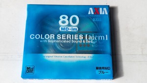 Image of MiniDisc MD Axia 80 MD-in 80 Blue II Japan 1psc New