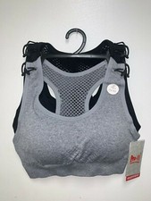 Padded 2 Pack High Impact Seamless Sports Bra Active Wear / Work Out,Gym Yoga,