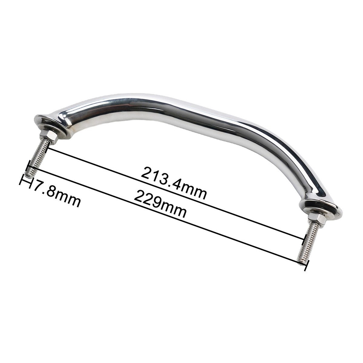 316 Stainless Steel Marine Handles Stainless Steel 300mm Marine Grade ...