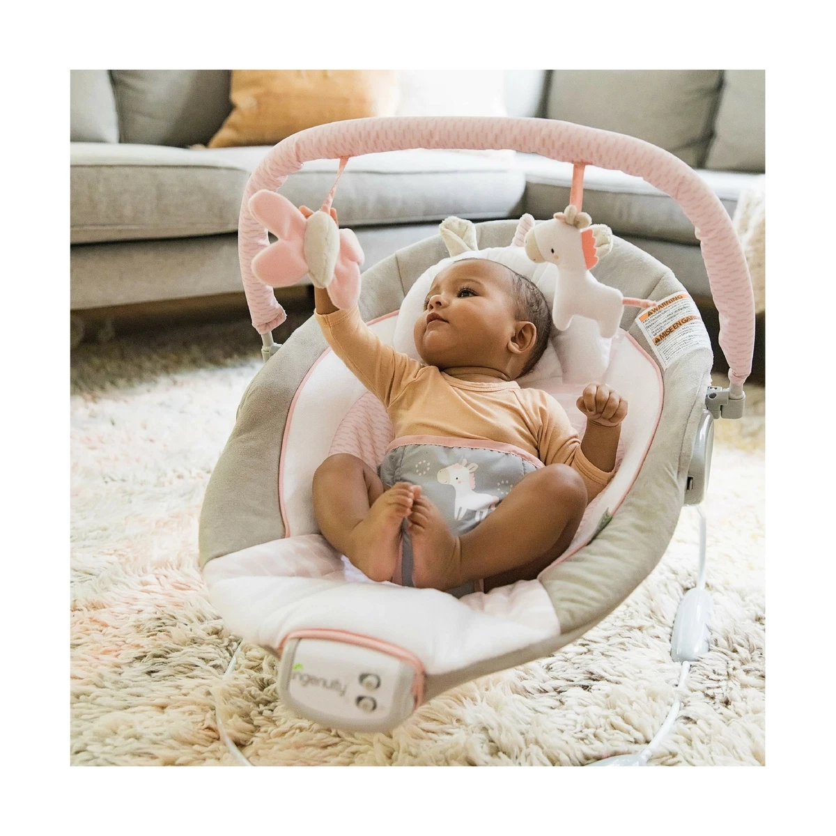 Cradling Bouncer - Flora - Transat balancelle ultra doux