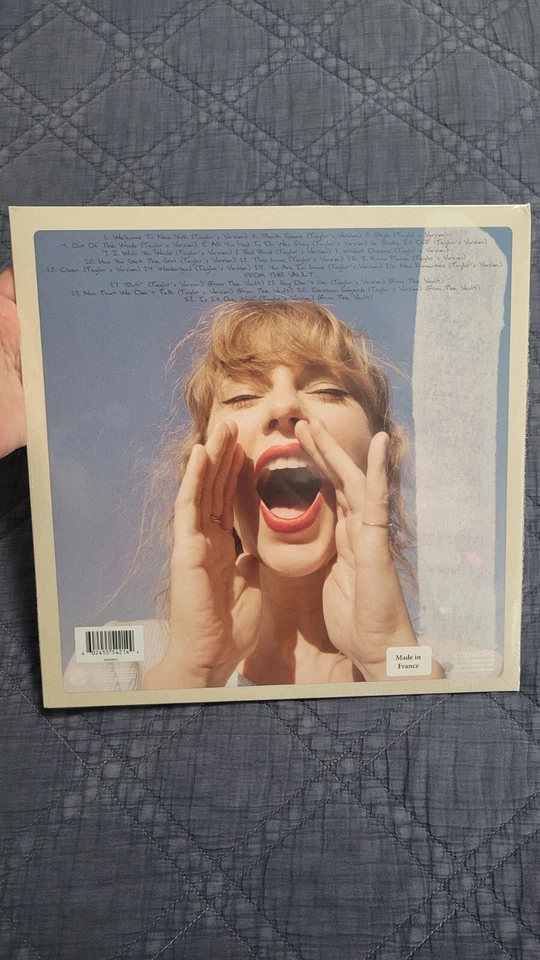 Taylor Swift 1989 Taylor's Version 2XLPs Crystal Skies Blue Edition Vinyl Sealed Foto 3 de 3