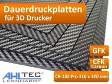 3D Drucker Dauerdruckplatte für 310 x 320mm - 310 x 330 mm ABS PLA PETG HIPS