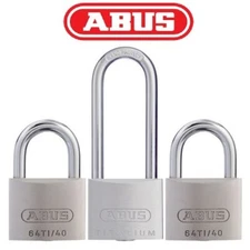 ABUS TITALIUM 40mm - 3 Padlock Set keyed alike AU Seller FREE POSTAGE