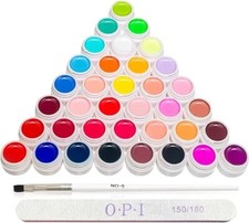36 Colori UV Set Di Smalto Gel Unghie Professionale, 1 Pennello Per Fototerapia