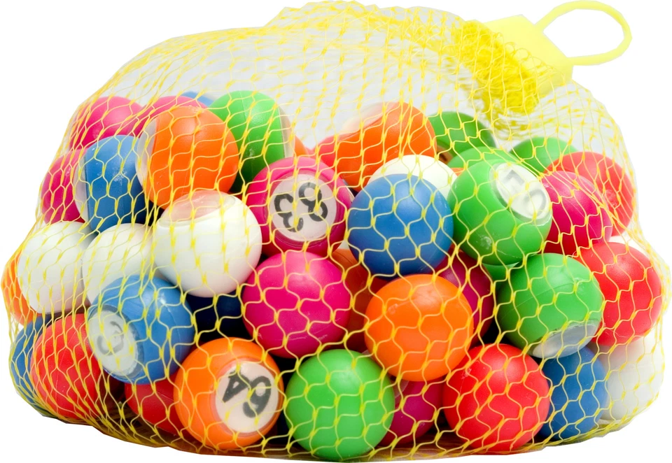 Bingo Raffle Balls 1-90 & Bag for Bingo Cage 22mm 1-90 Bingo Balls & Bag - Image 4 of 4