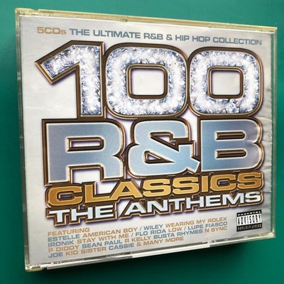 100 R&B Classics (The Anthems) Rap Hip Hop 5x CD Estelle Wiley Trey Songz Ironik