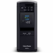 Cyberpower Cp1000pfclcd Ups System, Line Interactive, Out: 120 V Ac In: 120 V Ac