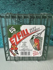 C&S E-Z Fill Suet Basket 1.75 X 5 X 5 Inches;Green