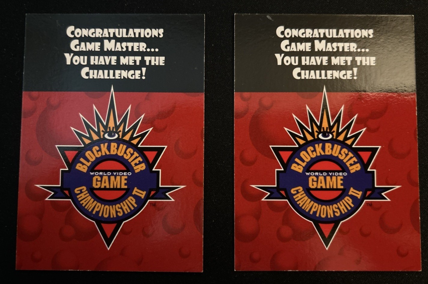 Blockbuster World Video Game Championship II 1995 Card Nintendo MARVEL FLEER