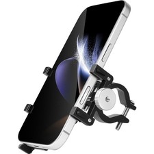 Handyhalterung Fahrrad Motorrad Aluminium Smartphone Halterung 4,5-7 Zoll