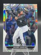 2023 Bowman Chrome Wilber Sanchez 1st Lava Refractor /399 BCP-6 White Sox