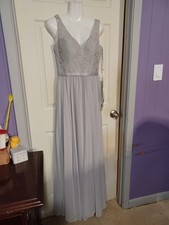 MORI LEE SZ 10 NUDE STYLE 714  PROM HOMECOMING GOWN  DRESS #487