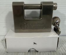 United Trailer Container Gates Block Lock Padlock Straight Shackle 4 KEYS