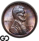1909 VDB Lincoln Cent Wheat Penny, Highly Attractive Superb Gem BU++