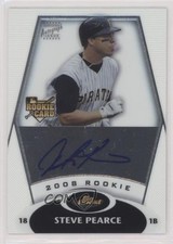 2008 Topps Finest Rookie Auto Steve Pearce #155 Auto 0dp1