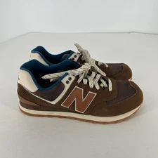 New Balance 574 Canteen Pack Sneakers Mens Size 8.5 Brown Suede Shoes