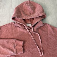 John Elliot Hoodie Pullover Sweatshirt Men’s Size M Salmon Color Made in USA