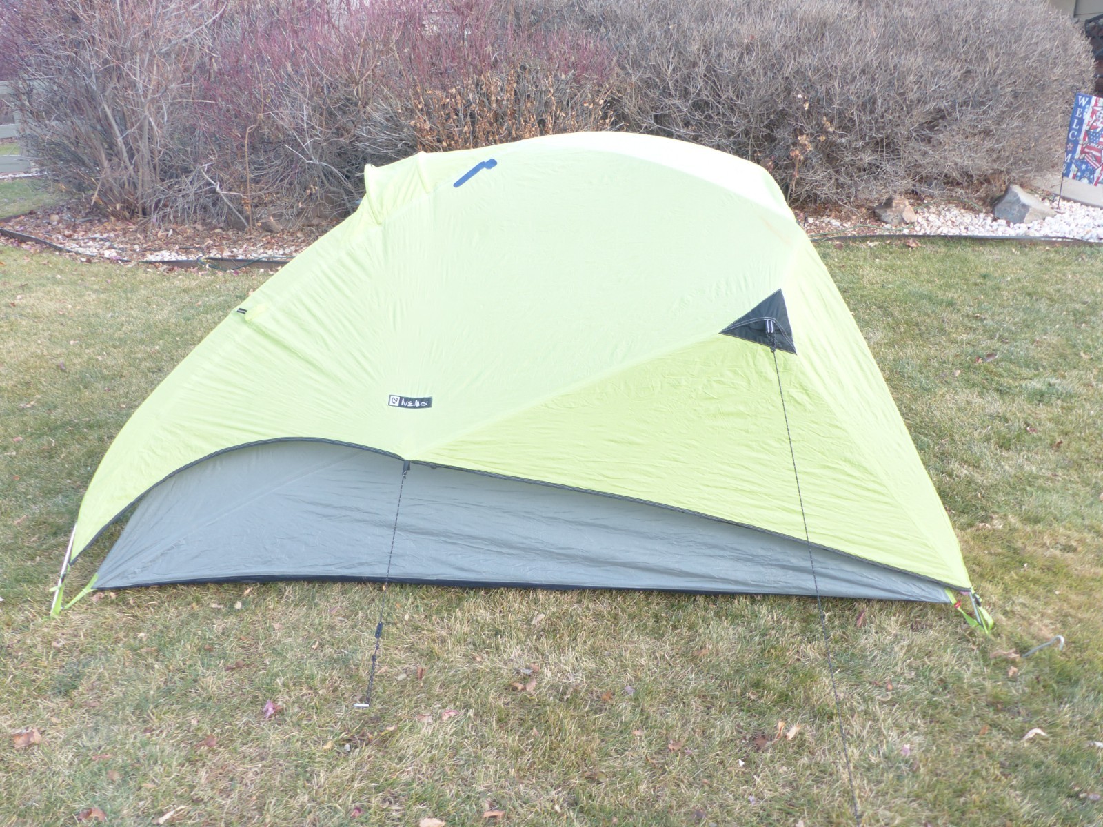 Nemo Espri LE 2 3-Season 2-Person Lightweight Hiking Camping Tent Green READ!