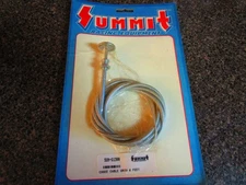 SUMMIT RACING EQUIPMENT , choke cable, steel, manual  6 ft length, METAL KNOB
