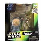 Star Wars Princess Leia Endor POTF Millennium Minted Coin Figure 1998 Kenner MOC