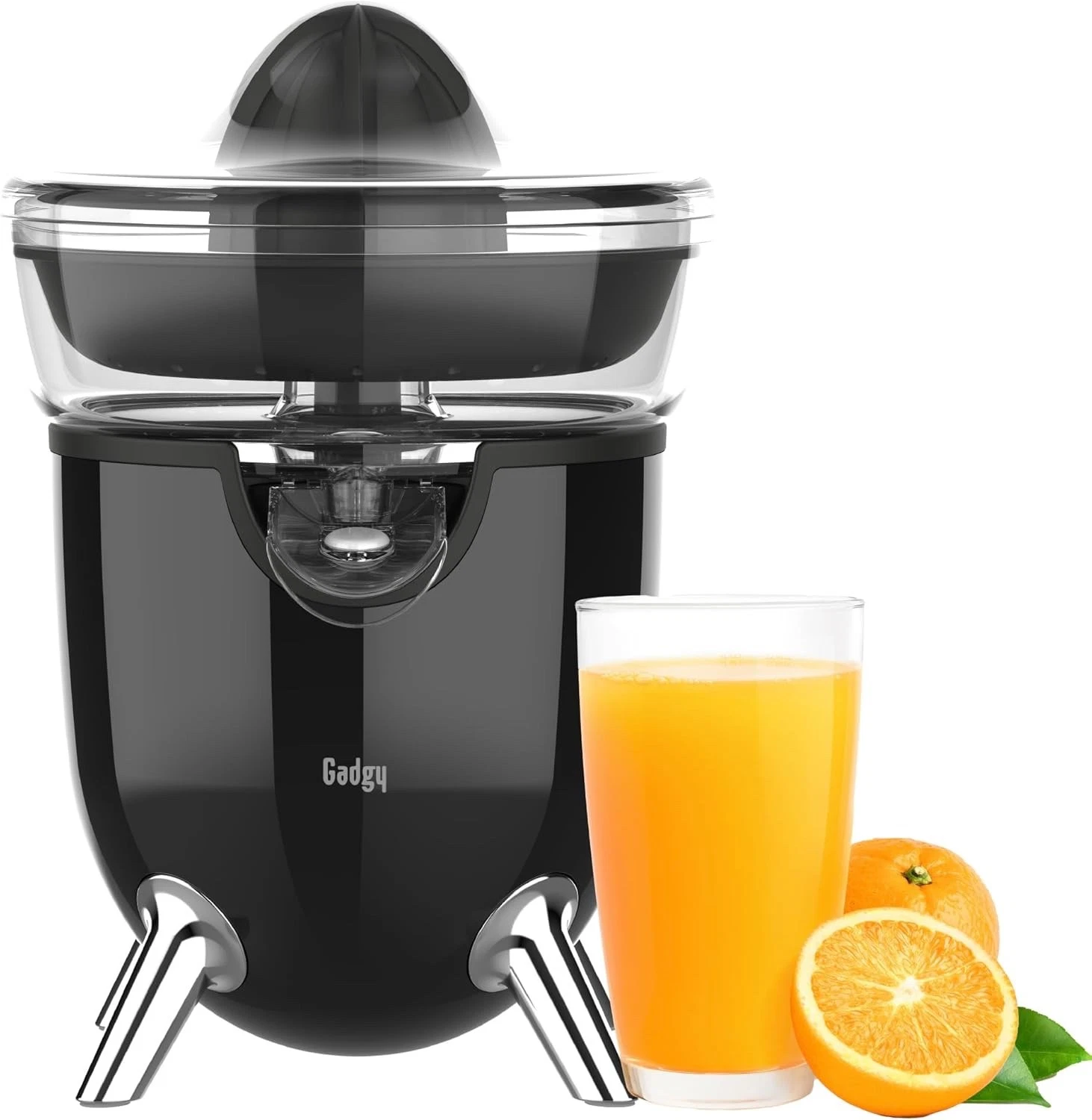 Gadgy Electric Citrus Juicer – Powerful Juicer with Anti-Drip Spout, Cylindrical