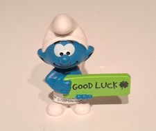 Smurf Schleich: 20829 GOOD LUCK - NEW (Smurf Puffi Pitufo Smurf)