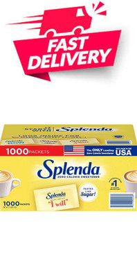 Splenda Zero Calorie Sweetener Packets (1,000 ct.) Free Shipping