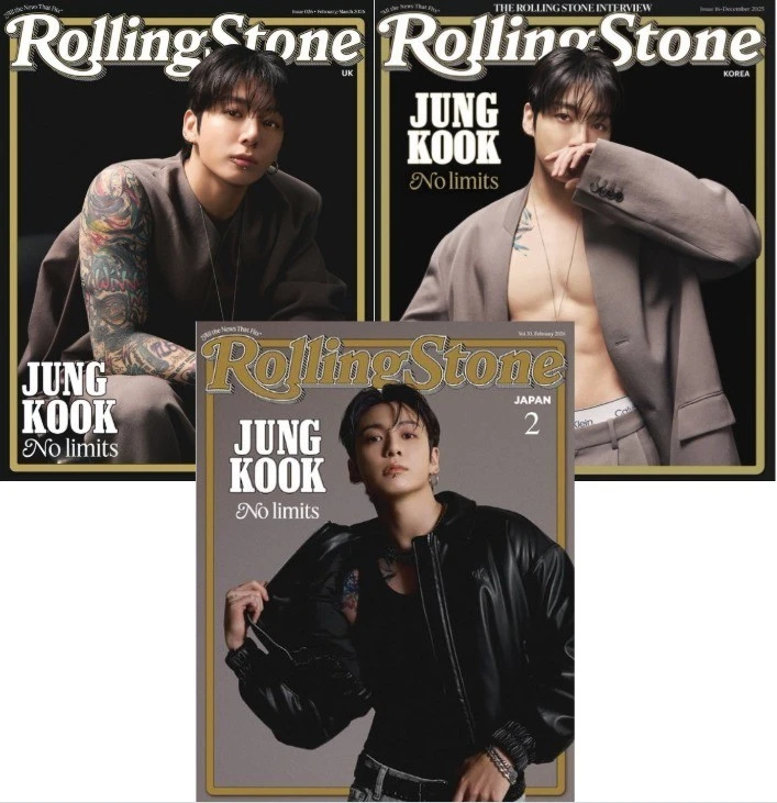 Rolling stone UK Korea Japan Magazine 2026 February BTS Jungkook