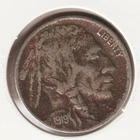 1919 US Indian Head Buffalo Nickel FULL DATE Rare 107 Year Old Collection Coin