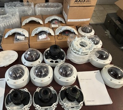 Lot Of 4 Axis Cameras & Accessories New & Used See Photos For Models & Parts.