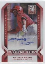2013 Elite Extra Edition Aspirations Die-Cut Signatures /100 Phil Ervin Auto 0c6