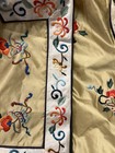 Chinese Silk Kimono Jacket Gufeng Gold Embroidered Floral Knot Closures Sz M — photo 5
