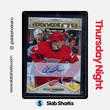 2018 PARKHURST MICHAEL RASMUSSEN PROMINENT PROSPECTS SIGNATURES GOLD ROOKIE AUTO