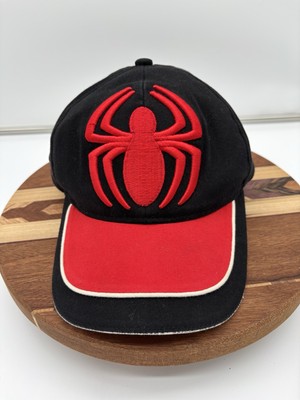Marvel Spiderman  Red Spider Baseball Hat Adjustable Good Used Condition