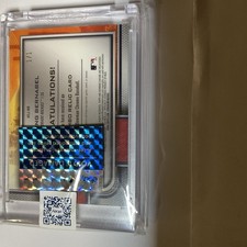 Marketplace image: 2023 Bowman Chrome Warming Bernabel AFL Jumbo Relic 1/1 Superfractor