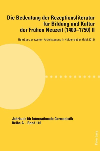 Hans-Gert Roloff (U. A.) | Die Bedeutung Der Rezeptionsliteratur FüR Bildung...-image