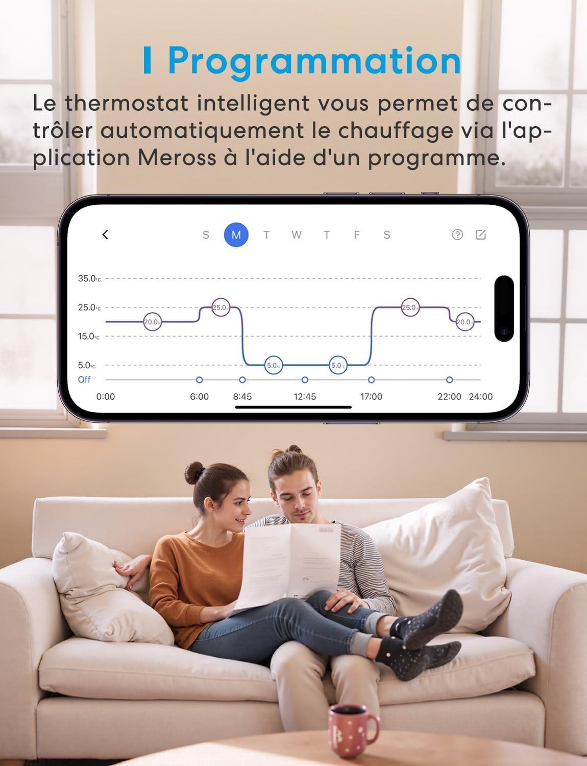 thermostat connecté chauffage électrique – design et finitions
