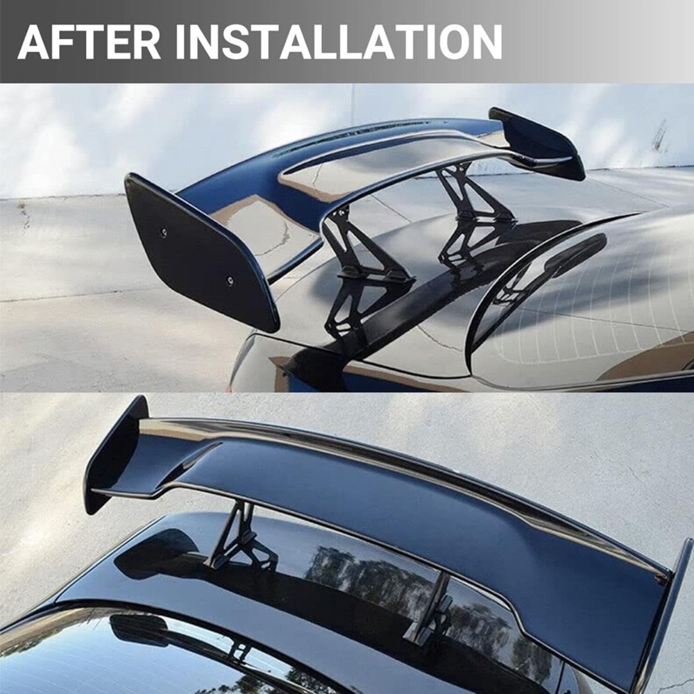 Glossy Black 46" GT-Style Rear Trunk Spoiler Racing Wing For Acura NSX Cou