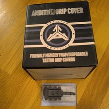 Ambition Tattoo Grip Covers Disposable Tattoo Grips 12 black Needle Cartridge