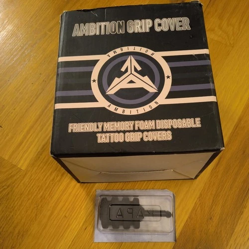 Ambition Tattoo Grip Covers Disposable Tattoo Grips 12 black Needle Cartridge - product listing photo