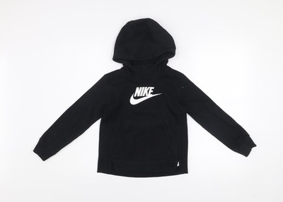Nike Pullover Hoodie Jungen UK Größe XS schwarz