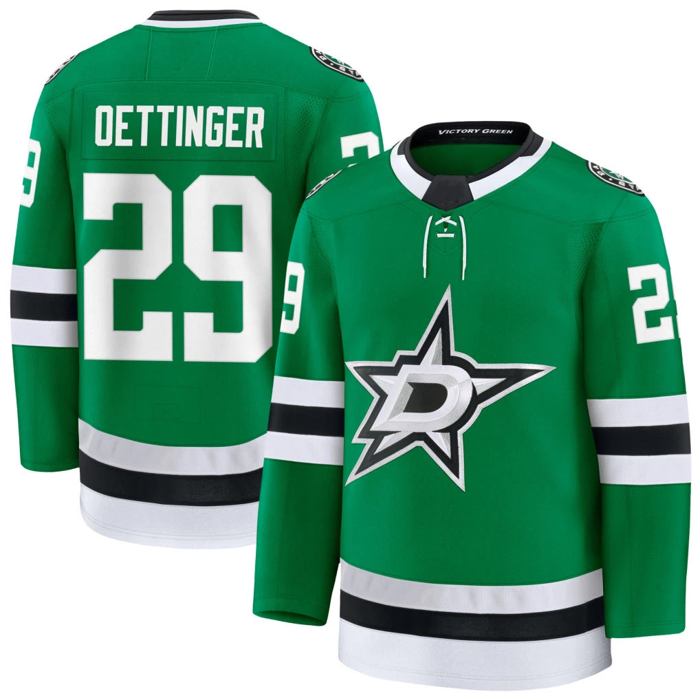 Custom Men's #29 Oettinger White / Kelly Green All Stitched Jersey