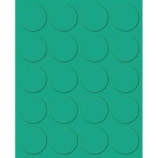 Magna Visual174; Magnetic Circles 3/4"W x 3/4"H 20/Pack