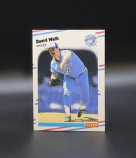 1988 Fleer Update DAVID WELLS Rookie Card U-69 Toronto Blue Jays NY Yankees. rookie card picture