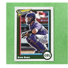 2023 Panini Chronicles Classics Drew Romo #13 Colorado Rockies MLB Baseball Card