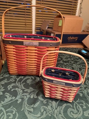 Longaberger Collectors Club Whistle Stop & 2001 Hostess Appreciation basket sets