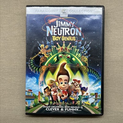 Jimmy Neutron: Boy Genius (DVD 2001) Nickelodeon Movie Animation Alien Invasion